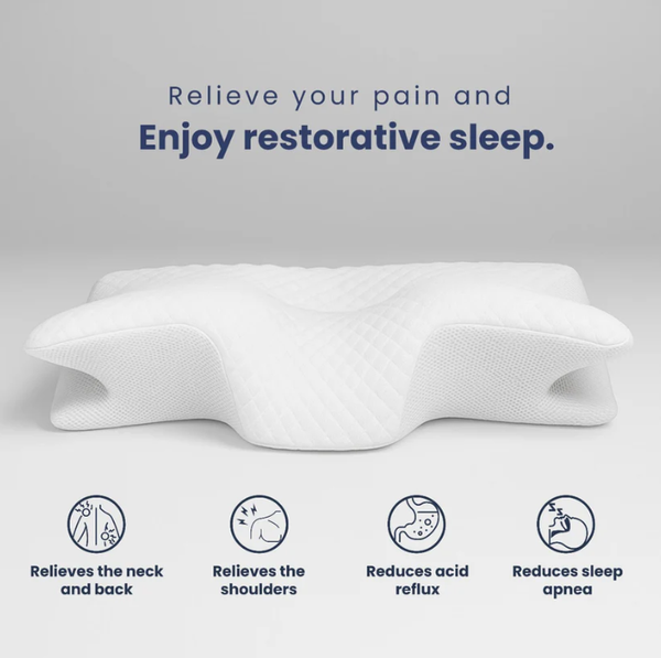 Butterfly Memory Foam Pillow – Ergonomic Neck Pain Relief & Comfortable Sleep Support