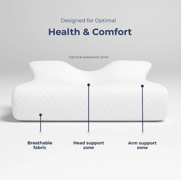 Butterfly Memory Foam Pillow – Ergonomic Neck Pain Relief & Comfortable Sleep Support
