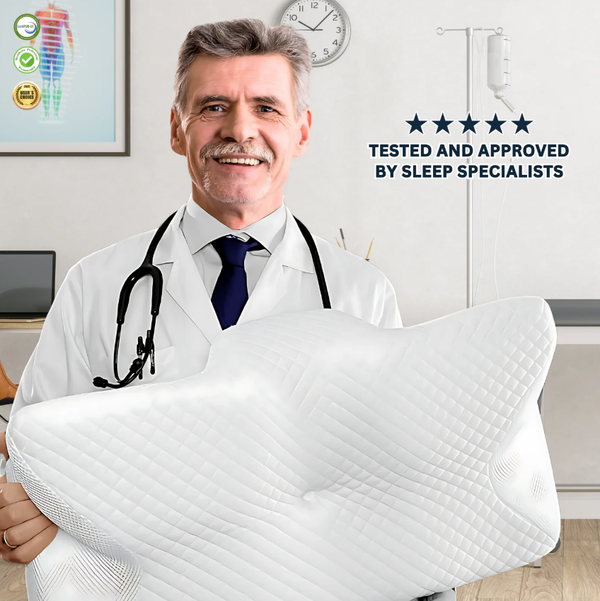 Butterfly Memory Foam Pillow – Ergonomic Neck Pain Relief & Comfortable Sleep Support